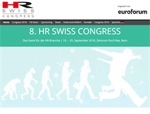 Tablet Screenshot of hr-swiss-congress.ch